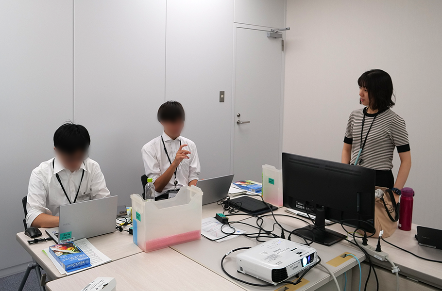 Welcoming students from Tsukuba University of Technology  for internships