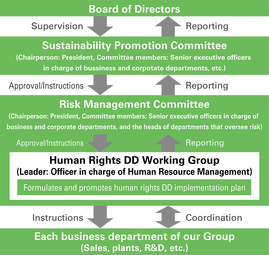 Human Rights Due Diligence (DD) Promotion System