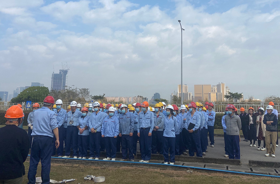 Sumitomo Bakelite Macau Co., Ltd. (Disaster prevention training)