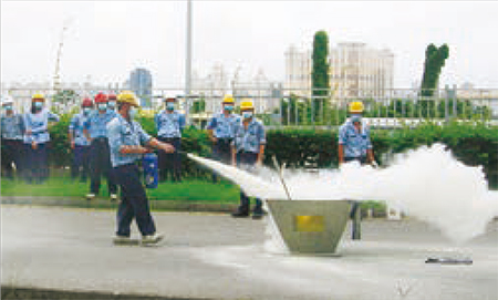 Sumitomo Bakelite Macau Co., Ltd.: Firefighting drill 