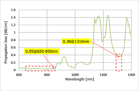 Optical propagetion loss