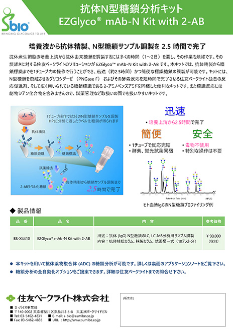 抗体糖鎖分析
