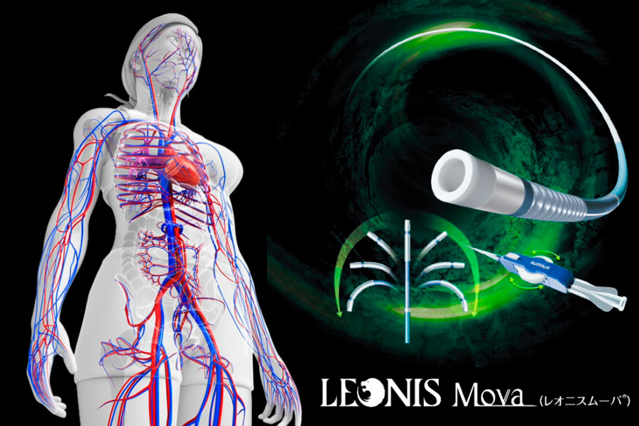 ステアリングマイクロカテーテル（承認番号：22600BZX00482000）レオニスムーバ®